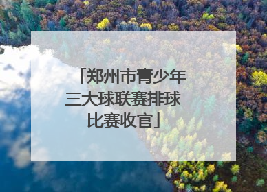 郑州市青少年三大球联赛排球比赛收官
