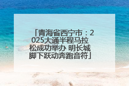 青海省西宁市：2025大通半程马拉松成功举办 明长城脚下跃动奔跑音符
