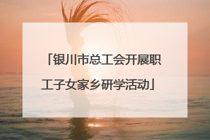 银川市总工会开展职工子女家乡研学活动