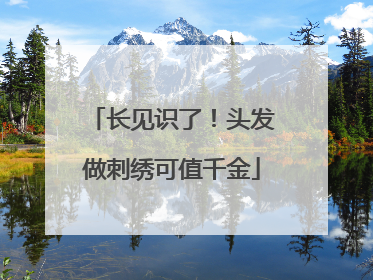 长见识了！头发做刺绣可值千金