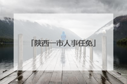 陕西一市人事任免