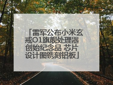 雷军公布小米玄戒O1旗舰处理器创始纪念品 芯片设计图镌刻铝板