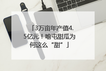 3万亩年产值4.5亿元！喻屯甜瓜为何这么“甜”