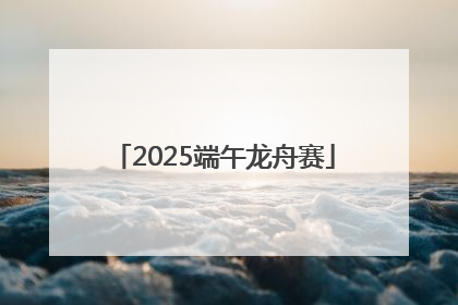 2025端午龙舟赛