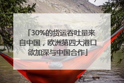 30%的货运吞吐量来自中国，欧洲第四大港口欲加深与中国合作