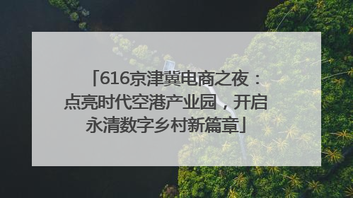 616京津冀电商之夜：点亮时代空港产业园，开启永清数字乡村新篇章