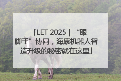 LET 2025｜“眼脚手”协同，海康机器人智造升级的秘密就在这里